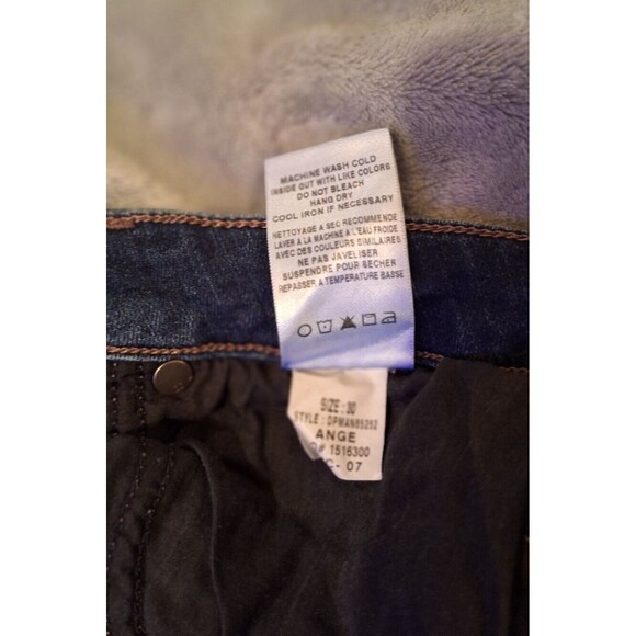 Joes Jeans The Skinny Distressed Dark Blue Women's Jeans Mid Rise Size 30 - Picture 6 of 13